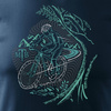 MTB pánský dres na horské kolo tmavě modrý REGULAR