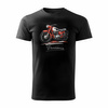 Pannonia pánské tričko na motorku černé REGULAR