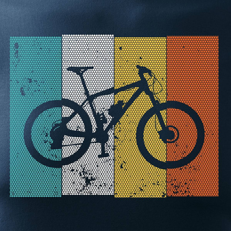 MTB pánský dres na horské kolo tmavě modrý REGULAR