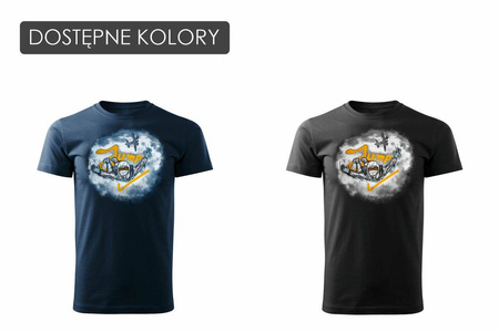 Pánské tričko s padákem černé REGULAR