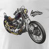 Chopper American Legends pánské bílé tričko REGULAR motorka motorka