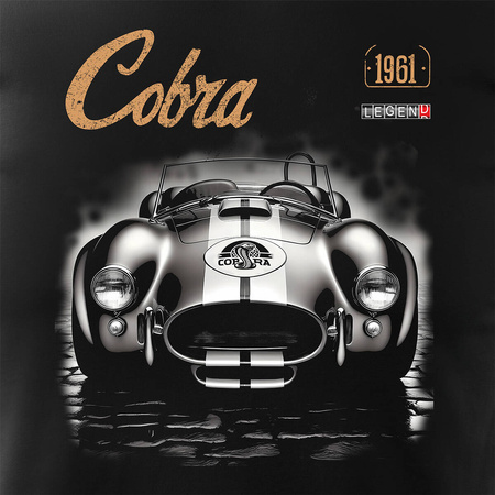 Pánské tričko Roadster AC Cobra pro sběratele aut černé REGULAR