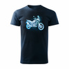 Honda Africa Twin CRF1100L pánské námořnicky modré tričko s motivem motorky