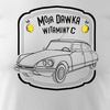 Citroen auto tričko Citroen DS 19 21 23 ID 19 21 pánské bílé