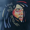 Bob Marley reggae tričko Bob Marley pánské tmavě modré REGULAR