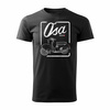 Tričko pro motorkáře se skútrem WFM Osa pánské černé