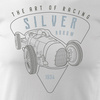 Pánské tričko F1 Silver Arrow Formula 1 car white REGULAR
