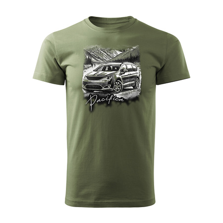 Chrysler Pacifica pánské khaki autotričko REGULAR