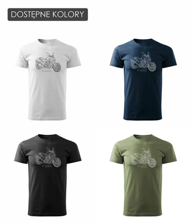 Yamaha V MAX VMAX pánské khaki tričko REGULAR na motorku