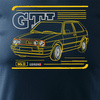 VW Golf 2 II pánské tmavě modré tričko REGULAR s motivem auta