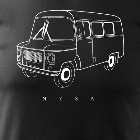 Pánské tričko Nysa 522 Nysa černá REGULAR