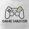Tričko s herní podložkou gamer gaming pad ps 5 pánské bílé REGULAR