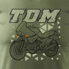 Yamaha TDM pánské khaki tričko REGULAR na motorku