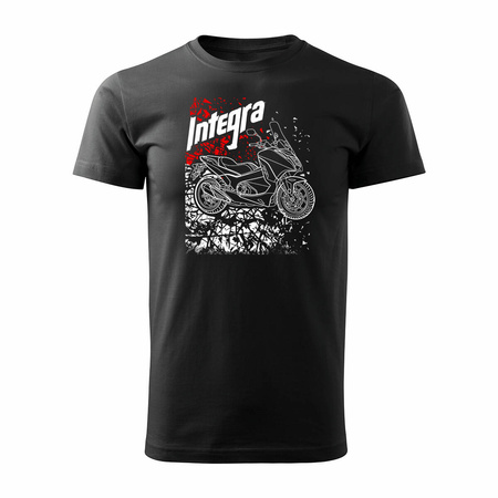 Honda Integra pánské tričko na motorku černé REGULAR