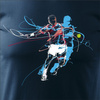 Pánské tenisové tričko Squash navy blue REGULAR