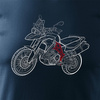 Tričko s motorkou BMW GS 800 ADVENTURE pánské tmavě modré REGULAR