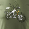 Triumph Tiger 1200 khaki pánské tričko REGULAR motorka motorka