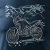 Honda Africa Twin CRF1100L pánské tmavě modré tričko na motorku