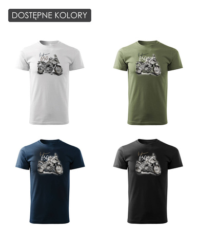 Suzuki V-strom Vstrom DL 650 XT pánské tričko na motorku bílé REGULAR