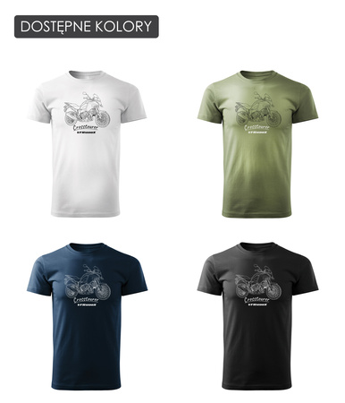 Honda VFR 800 X Stroke pánské námořnicky modré tričko na motorku REGULAR