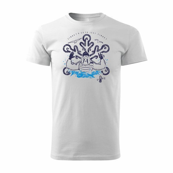 Tričko Walrus walrus pánské bílé REGULAR