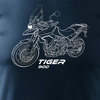 Triumph Tiger 900 pánské námořnicky modré tričko REGULAR motorka motorka