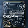 VW Golf 7 VII pánské tmavě modré tričko REGULAR s motivem auta