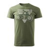 Triumph Bonneville khaki pánské tričko REGULAR motorka motorka