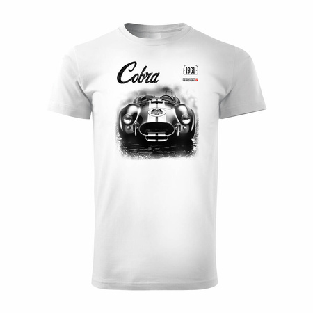 Roadster AC Cobra sběratelské tričko pánské bílé REGULAR
