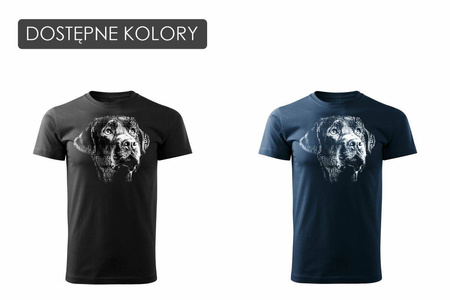 Golden Retriever pánské tmavě modré tričko REGULAR