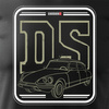 Citroen auto tričko Citroen DS 19 21 23 ID 19 21 pánské černé