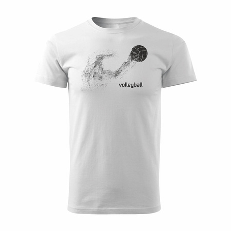 Volejbalové tričko Volleyball men's white REGULAR