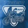 Triumph Tiger 900 pánské modré tričko REGULAR motorka motorka