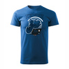 Tričko s motorkou Jawa 350 TR Jawa PRL legend pánské modré REGULAR