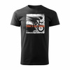 Tričko s cyklistou cyklista cyklista cyklista cyklista cyklista pánské černé REGULAR