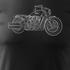 Indian Scout Bobber pánské tričko na motorku černé REGULAR