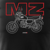 MZ ETZ 150 pánské tričko na motorku černé REGULAR