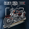 Cezet Cezeta 350 pánské námořnicky modré tričko REGULAR na motorku