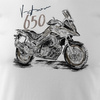 Suzuki V-strom Vstrom DL 650 XT pánské tričko na motorku bílé REGULAR