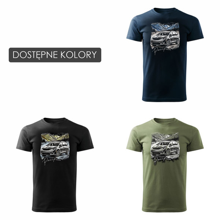 Chrysler Pacifica pánské tričko s motivem auta černé REGULAR