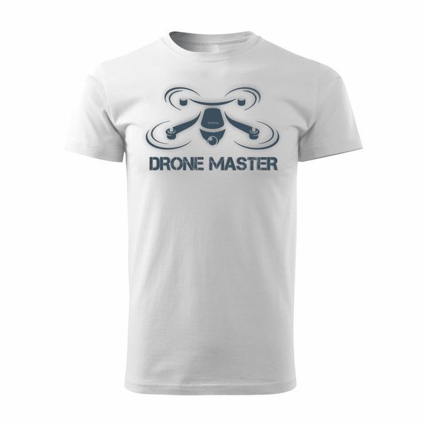 Pánská košile DJI quadrocopter drone bílá REGULAR
