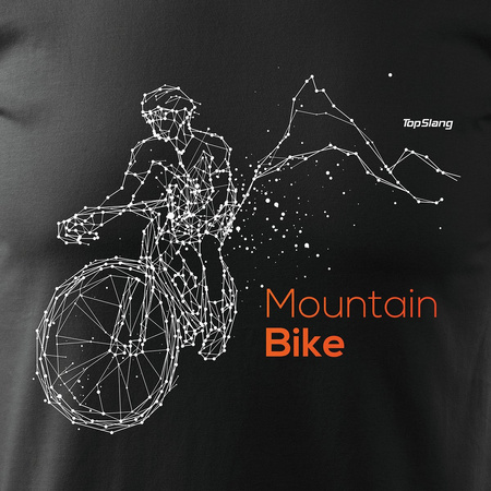 MTB cyklistický dres na horské kolo pánský černý REGULAR