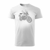 Triumph Tiger 1200 pánské tričko na motorku bílé REGULAR