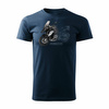 Tričko s motorkou BMW GS 1200 pánské tmavě modré REGULAR