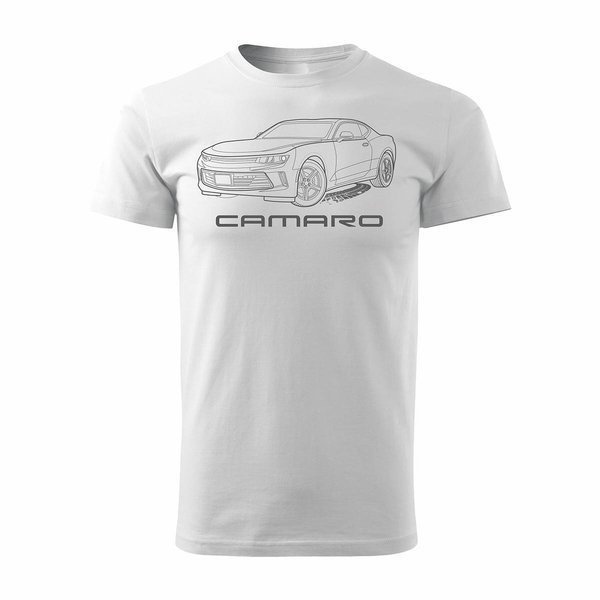 Chevrolet Camaro pánské automobilové tričko bílé REGULAR