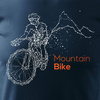 MTB cyklistický dres na horské kolo pánský tmavě modrý REGULAR
