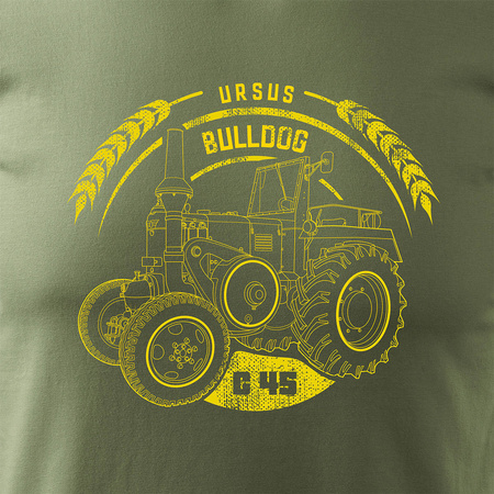 Ursus C45 traktor tričko pro Bulldog farmer pánské khaki REGULAR