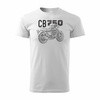 Honda CB 750 pánské tričko na motorku bílé REGULAR