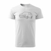 VW Golf 3 tričko s autem Golf pánské bílé REGULAR