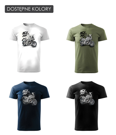 Honda NC 750 X NC750X pánské námořnicky modré tričko na motorku REGULAR